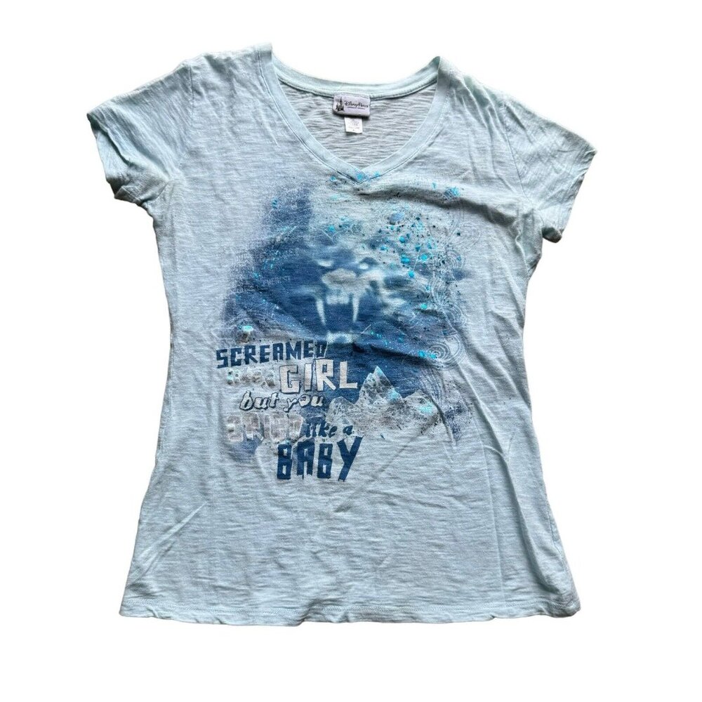 Vintage Disney Parks t-shirt XL Scream Like A Girl But You Cried Like Baby